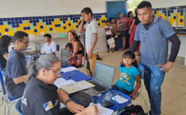 Instituto de Identificação realiza atendimento de comunidades indígenas em Tocantínia