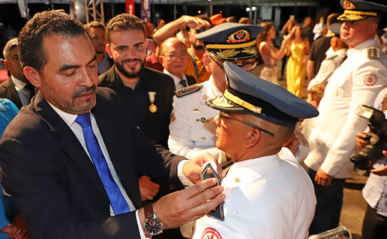 Com investimento de R$ 16 milhões, nova sede do Corpo de Bombeiros é inaugurada em Palmas com promoções de 60 efetivos da corporação