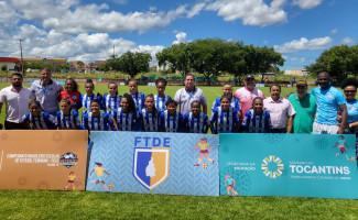 Escolas da rede estadual estreiam com vitória no Brasileiro Escolar de Futebol Feminino em Palmas