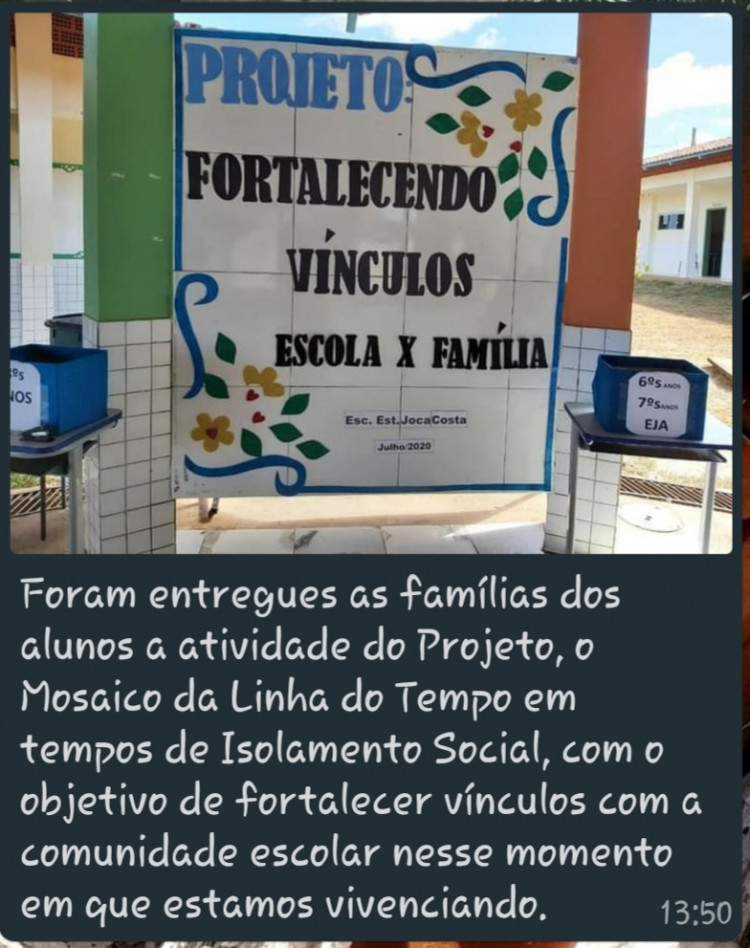 Mensagem aos pais e alunos., By Colégio Estadual Costa Viana