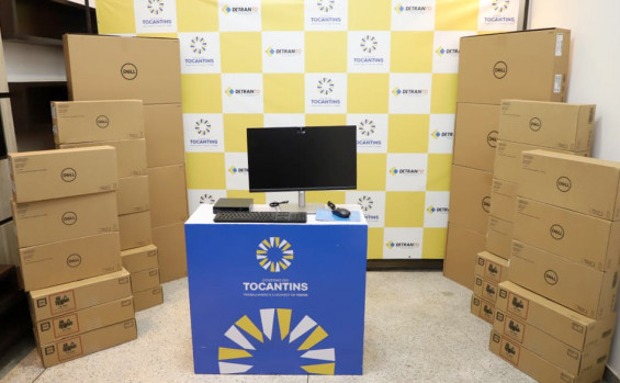 Governador Wanderlei Barbosa entrega mais de 400 computadores para ampliação dos serviços do Detran