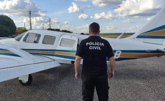  Aeronave apreendida com mais de 200 kg de drogas em Porto Nacional é destinada à Polícia Civil para o combate à criminalidade