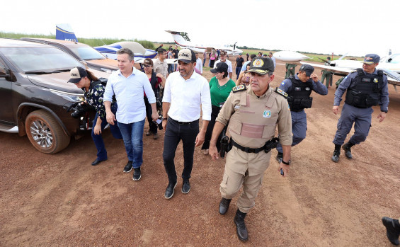 Wanderlei Barbosa reforça parcerias com governadores do Mato Grosso e Goiás para conter criminosos na Ilha do Bananal