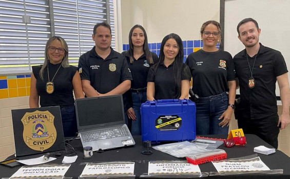 Equipe de papiloscopia de Araguaína participa de congresso de tecnologia e inovação na área de enfermagem