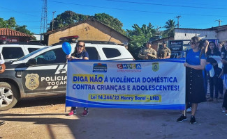 Polícia Civil participa de ato em conscientização pelo Dia Nacional de Combate à Violência contra a Criança e ao Adolescente em Taguatinga