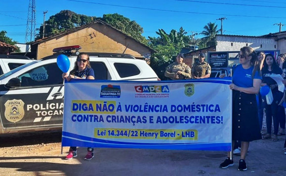 Polícia Civil participa de ato em conscientização pelo Dia Nacional de Combate à Violência contra a Criança e ao Adolescente em Taguatinga