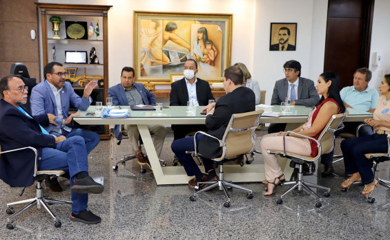 Governador Wanderlei Barbosa e secretariado discutem com a Unicef políticas públicas para a infância no Tocantins