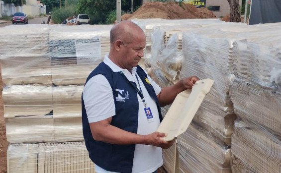 Agência de Metrologia realizam operação no comércio de material de construção