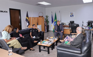 Implantação de Delegacia da Mulher 24h é pauta de encontro entre Segurança Pública, Secretaria da Mulher e Defensoria Pública