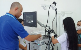 Hospital Regional de Augustinópolis capacita servidores para o manuseio de aparelho de colonoscopia