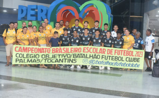 Estudantes do Tocantins se preparam para as disputas do Campeonato Brasileiro Escolar de Futebol Masculino em Recife (PE) 