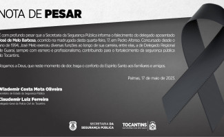Nota de Pesar - José de Melo Barbosa