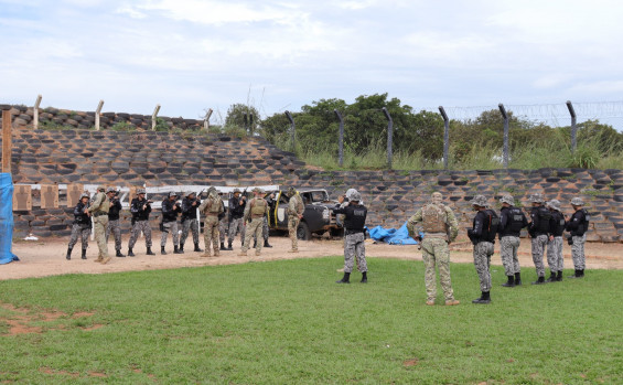  Em Palmas, Grupo de Operações Especiais da Polícia Civil ministra treinamento a policiais penais