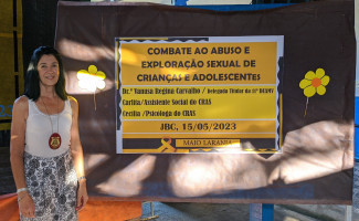 Delegada da Polícia Civil ministra palestra sobre o combate à violência sexual contra crianças e adolescentes no sudeste do Estado