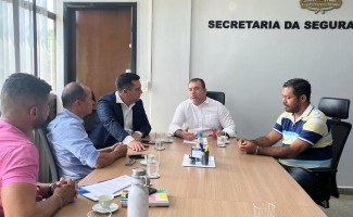 Secretário Wlademir recebe deputado  Gutierres e ratifica disposição da SSP-TO em contribuir com ações que beneficiem os municípios 