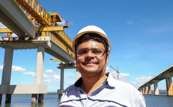Governo do Tocantins avança na construção da Ponte de Porto Nacional com lançamento de vigas e finaliza mais de 65% da maior obra de engenharia em andamento no Estado
