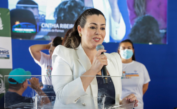 Governador em exercício, Laurez Moreira, prestigia Taquaruçu durante o 