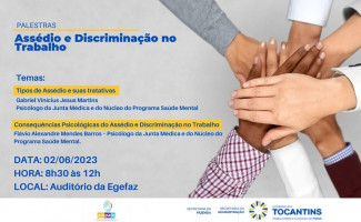 Secretaria da Fazenda realiza palestras sobre assédio e discriminação no ambiente de trabalho