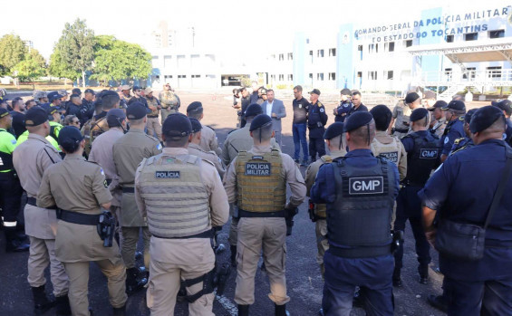 Forças de Segurança do Tocantins deflagram operação Todos pela Vida - Palmas Segura