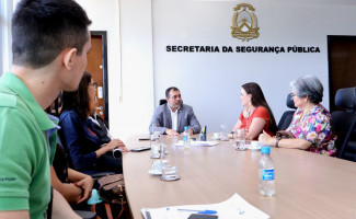 Secretaria da Segurança Pública recebe visita de representante da Secretaria Nacional de Políticas sobre Drogas  e Gestão de Ativos