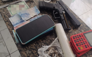 Com foco no combate ao crime organizado, Polícia Civil prende homem por tráfico de drogas e apreende várias porções de drogas e arma de fogo na Capital