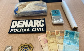 Polícia Civil prende casal por tráfico de drogas e apreende mais de um quilo de crack em Araguaína