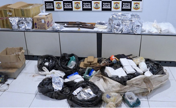 Polícia Civil deflagra operação Fauda, desarticula esquema de tráfico de drogas e apreende mais de 100 kg de entorpecentes