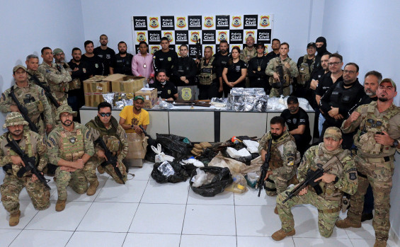 Polícia Civil deflagra operação Fauda, desarticula esquema de tráfico de drogas e apreende mais de 100 kg de entorpecentes