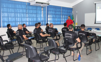 Escola Superior de Polícia realiza aula inaugural do Curso de Armamento e Tiro para o Grupo de Operações Táticas Especiais