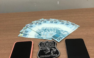 Em Gurupi, Polícia Civil prende homem por comprar mil reais em moeda falsa pela internet