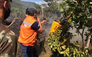 Corpo de Bombeiros Militar ministra Curso de Combate a Incêndios Florestais ao Exército Brasileiro