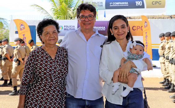 Governador Wanderlei Barbosa inaugura Companhia da Polícia Militar em Luzimangues e aumenta efetivo na região