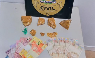 Em Araguaína, Polícia Civil deflagra ação contra a criminalidade e prende casal por tráfico de drogas