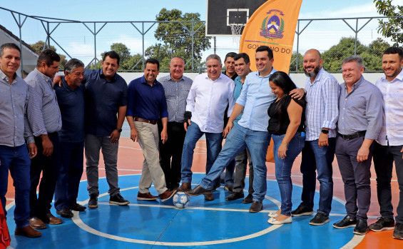 Governador em exercício, Laurez Moreira, entrega R$ 600 mil em obras na educação de Palmeirópolis