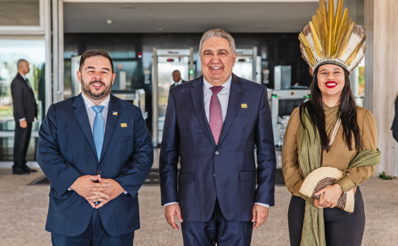 Em Brasília, governador em exercício, Laurez Moreira, participa do lançamento do Plano Safra 2023/2024 