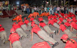 Corpo de Bombeiros Militar realiza formatura de 250 adolescentes no Projeto Bombeiros Mirins