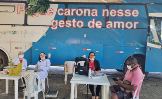 Hemorrede Tocantins realiza coleta de sangue em Taquaruçu