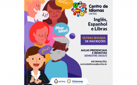 Inscrições para o Centro de Idiomas da Unitins encerram no próximo domingo, 16