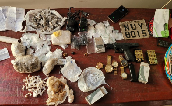 Em mais uma etapa da operação Broken Windows, Polícia Civil prende faccionados e apreende armas e drogas na região sul de Palmas