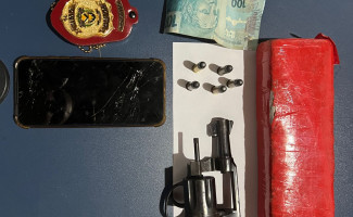 Em Formoso do Araguaia, Polícia Civil prende homem por tráfico de drogas e porte ilegal de arma de fogo