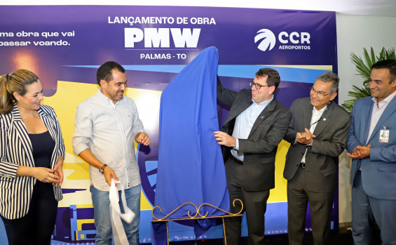 Governador Wanderlei Barbosa prestigia cerimônia de lançamento da ampliação e da modernização do Aeroporto Internacional de Palmas