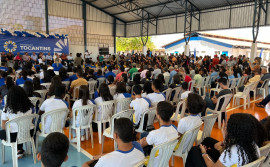 Comunidade escolar do município de Ananás comemora entrega do novo prédio do Colégio Estadual Getúlio Vargas