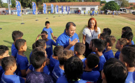 Retorno das aulas da Escolinha Nilton Santos do Governo do Tocantins é marcado pela integração entre atletas, pais e comunidade