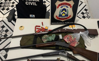 Polícia Civil deflagra operação Lei e Ordem e prende três pessoas em Ananás