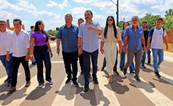 Governador Wanderlei Barbosa inaugura obra de pavimentação em Piraquê com investimento de R$ 2 milhões do Estado