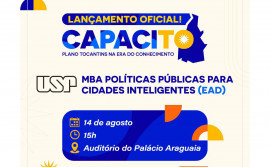 Governo do Tocantins e USP lançam capacitação para servidores nesta segunda-feira, 14