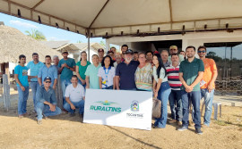 Ruraltins promove visita técnica a produtores de leite de Tocantínia para incentivar regularização na produção