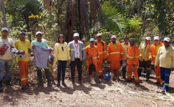 Brigadistas do Naturatins realizam combate a incêndio na APA Serra do Lajeado