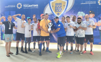 Futsal masculino da SES-TO se classifica para a fase estadual nos Jogos dos Servidores
