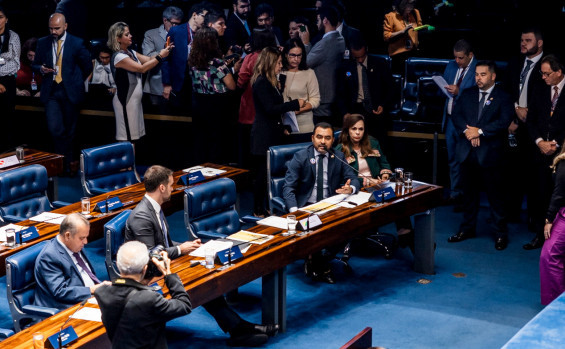 Governador Wanderlei Barbosa faz pronunciamento no plenário do Senado sobre a posição do Tocantins na Reforma Tributária